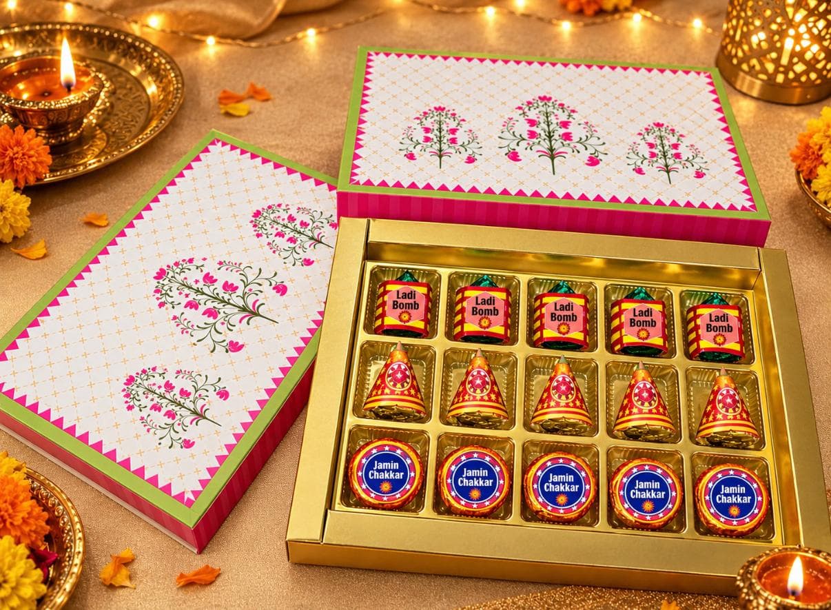 Diwali Firecracker Chocolate Giftbox